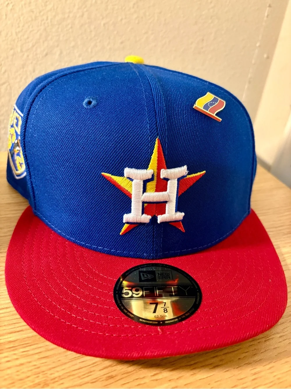 Houston Astros New Era 59FIFTY Hat Lot – 3 Fitted Caps Size 7 7/8